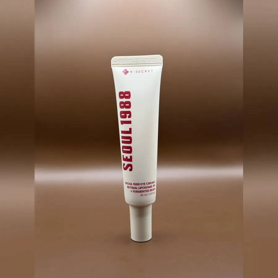 K-Secret SEOUL 1988 retinal eye cream in a small white tube with red lettering